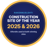 Construction Site of the Year 2025 and 2026: Aiforsite used at both winning sites