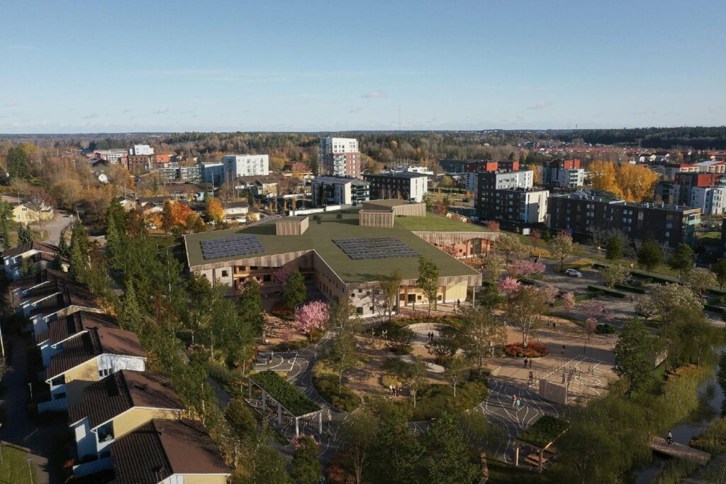 SRV Nissniku multi-purpose building, visualisation